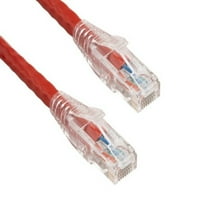Kablovi i adapteri; 1FT CAT MHz UTP Ethernet mrežni zakrbni kabel sa jasnim čizmama bez sloj, crvena