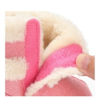 Dječji čizme za dojenčad Dječje dječake Topla zimska cipele od runa cipele, ružičaste-1,9 mjeseci