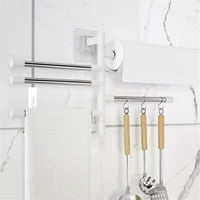 Organizator kupaonica Sačuvaj prostor Aluminij Rotativi ručnik nosač zidna nosač viseći držač 2-8-bar