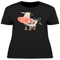 Smiješna sretna krava crtana majica Žene -Image by Shutterstock, ženska X-velika