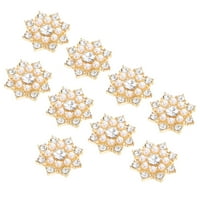 Biserl rhinestone tipke Cvijeće izrada nakita ukrasnih oglasa Pearls DIY dodaci Clip Privjesci za kosu