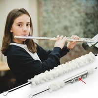 Četkica za flautu flauta sa glavom za čišćenje glazbeni bijeli čišćenje pamuka Muzički instrument Pribor