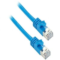 Bo Cat6APCS-005-BL CAT6A 500-MHz nasukani Ethernet patch kabel - oklopljen, PVC, slimline