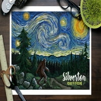 Silverton, Oregon, Bigfoot zvjezdana noć