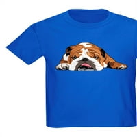 Cafepress - TEDDY The English Bulldog majica - Dečja tamna majica