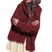 Ženski kaputi Zima jesenski teški džemper za gustine igle zadebljane jakne sa labavim kardiganima