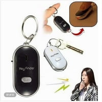 Whistle Finder tipke Keychain Finder tipke Locator LED LED, bijeli