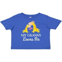 Inktastična baka voli me dječje žirafe poklon dječaka majica ili majica mališana