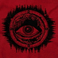 Simbolično očiju Duhovni kompas Muška grafička majica Tees Brisco Brends 3x