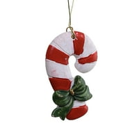 Božićni dekor Mini smole Božićne čarape Cane Privjesni poklon torba Dekorativni božićni ukrasi