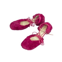 Lacyhop ženske haljine cipele sandale za gležnjeve čipke udruge Strappy Sandal Vanjski komfor casual
