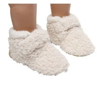 B91XZ Unise hodanje cipele prste prve dječake šetači meke sniježne tople pamučne cipele za bebe