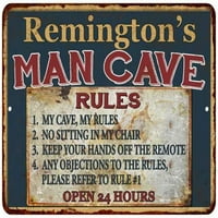 Remington's Man Cave pravila Chic Rustic Green potpisao / la je metal 108120049988