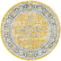 Tradicionalna samanska kolekcija Područje prostirke 3'3 X5'3 - žuta