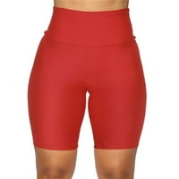 Bikerske kratke hlače Žene prozračne bicikliste joge kratke hlače Crossover ljetni vježbanje visokih