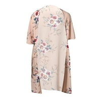 Na prodaju Ženski prikrivač Cardigan Print Šifonska plaža Kimono kratka kardigan bluza šal labavi vrhovi