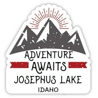 Josephus Lake Idaho Suvenir Vinil naljepnica za naljepnicu Avantura čeka dizajn