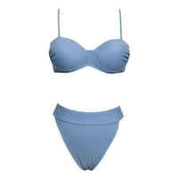 B91XZ kupaće odijela za žene kupaći kostimi kupaći kostim za kupaće bikini, gurajuće pune kupalice za