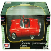 Ford Thunderbird kabriolet, Crvena - Motorma - Discast Model Model Toy Car