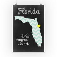 Nova Smyrna plaža, Florida, državno srce na ploči