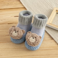 DMQupv cipele za hodanje za bebe dječaka prekrasna slatka crtana unise baby topla pamuk protiv klizanja