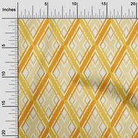 Onuone pamuk poplin twill žuta tkanina Argyle geometrijska šivaća tkanina od dvorišta tiskana diiy odjeća