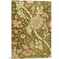 Cvjetni i postrojenje uzorak Canvas Art Print by William Morris - Veličina: 26 18
