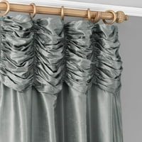 Ekskluzivne tkanine ex. Tkanine Ruched Textured Fau Dupioni svilena zavjesa od bijelog