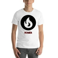 2xl HOMER požarni stil kratkih rukava majica s nedefiniranim poklonima