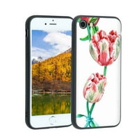 Kompatibilan sa iPhone telefonom, Tulipani-Cvijeće - CASE SILIKONE ZAŠTITE ZA TEEN GIRL BOY TASE za