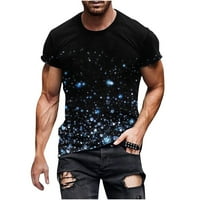 XYSAQA Unise 3D sitne košulje Šarine svemirske grafičke mase za muškarce Žene Tinejdžeri - Ljetni Novelty