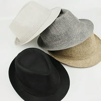 Rygai England Hat Exquisite Unise Veliki jazz kapa za zabavu za vanjsku smeđe