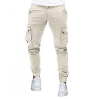 Homodles teretni pantalone za muškarce - pamučno casual slim fit s džepovima otporan na abraziju rastezanje