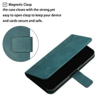 KupovinaBo futrola za Xmotorola Moto G 5G kožni novčanik Flip poklopac s nosačem kreditne kartice Magnetsko