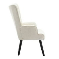 Akcentna stolica, modernog tamddy gumba sa zakrivljenim stolicama za slobodno vrijeme sa zakrivljenim