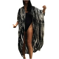 Leesechin ženska pokrov UPS kimono trendi labavi kardigan labav kaput bikini Smock bluza na klirensu