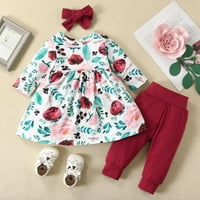Djevojčica Toddler Ljeto odijelo cvjetna odjeća Festival odjeće TODDLER Baby Kids Girls Odjeća cvjetni