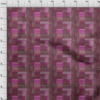 Onuone pamuk poplin maroon tkanina patchwork DIY odjeće pretežanje tkanine za ispis tkanine sa širokim