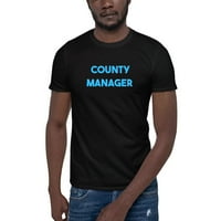 Blue County Manager majica kratkih rukava majica s nedefiniranim poklonima