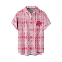 Cyzz Celler proljeće Ljeto Muški havajski povremeni pamučni pamuk u boji majica kratkih rukava Lorovici