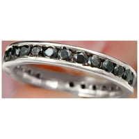 Crn Ony puni vječni prsten za žene, srebrna srebra, SAD 5,50