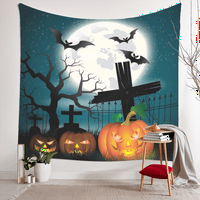 Halloween Dekorativna tapiserija, anime tapiserija, za dnevni boravak College Dorm zidni dekor, 253