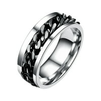 Ženski prstenovi Prsten Otvarač za boce Set lančani rotacijski prsten Titanijumski prsten otvarač za