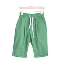 Posteljine hlače Žene Ljetne pamučne hlače plus veličina kratkih kratkih struka Pozajmljivanje plaže