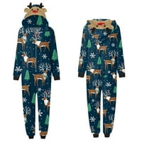 Porodica koja odgovara Božićne pidžame Podeljava sa spavaćicom Duksevi sa hodom Odgovarajući odmor PJ
