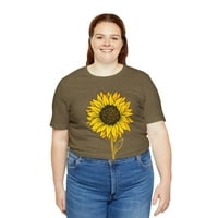 Košulja za suncokret, Vrtna majica Cvjetni tee, Ženska Jesen Ljetna majica priroda
