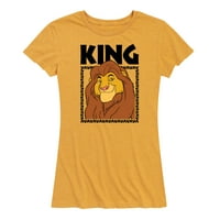 Kralj lavova - kralj Mufasa - Ženska grafička majica kratkih rukava