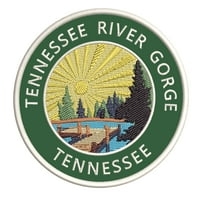 Lake Dock - Tennessee River klisure - Tennessee 3,5 izvezena patch gvožđe ili šivaju ukrasne zakrpe
