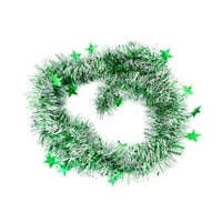 Božićni ukrasi sa zvijezdama šarenom vrpcom Garland za božićna drveća
