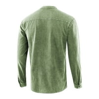 Leey-World Muns majica Muški dugi rukav Nacionalni stil muškaraca zavoja za bežičnu majicu Casual Bluza
